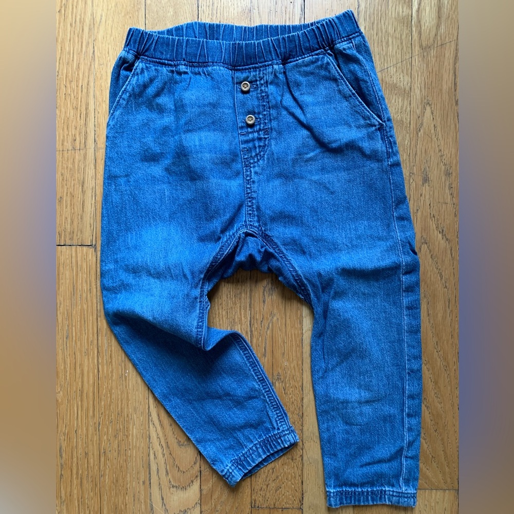 Cute H&M Blue Relaxed Fit Jeans Size 2T